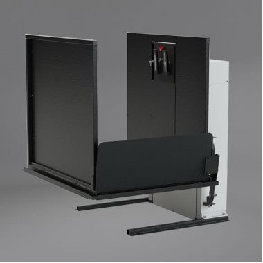 Freedom 28 inch Wheelchair Lift for Residential, Wheelchair Lift - Straight Platform, Right