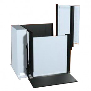 Freedom 28" Commercial Wheelchair Platform Lift - Adjacent Left 