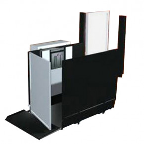 Freedom 28" Commercial Wheelchair Platform Lift - Straight Left 