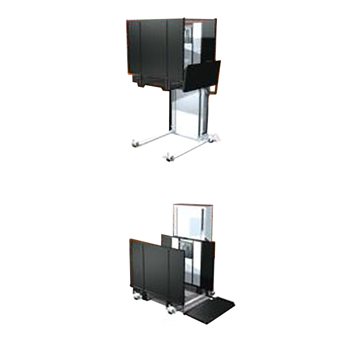 Freedom 52inch Portable Stage Wheelchair Lift Straight Right