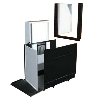 52" Straight Left Access Commercial Wheelchair Platform Lifts