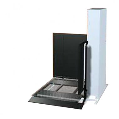 Freedom 52 inch Wheelchair Porch Lift for Home - Adjacent platform, Right tower