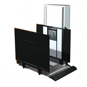 52 inch max lifting height Freedom Outside Wheelchair Elevator/Lift - Straight Access Right tower