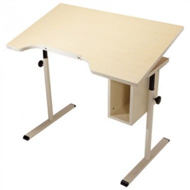 Adjustable Tilt ADA Desk with Storage 40 inches by 24 inches