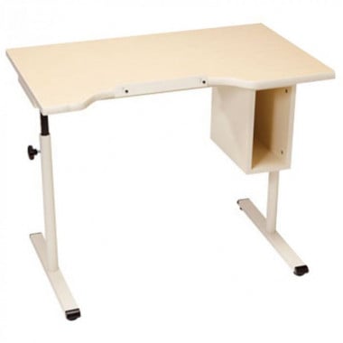 Adjustable ADA Desk with Storage 40 inches by 24 inches