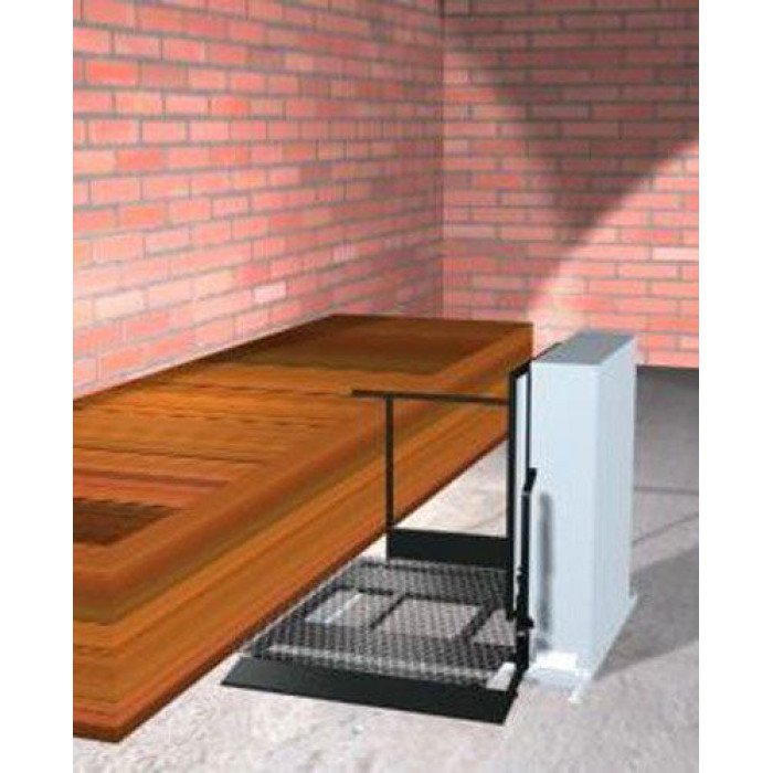 Freedom 28" Outdoor Wheelchair Lift for Home - Adjacent Right