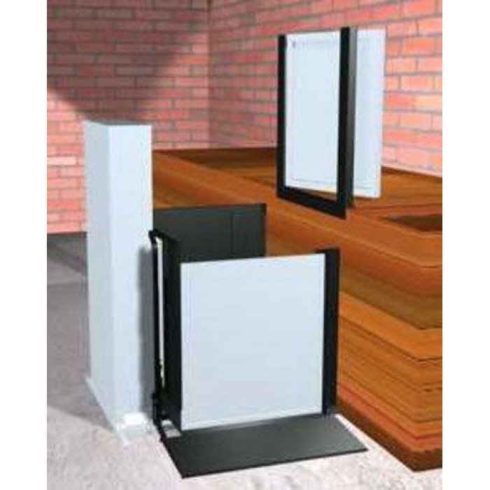Freedom 52" Commercial Wheelchair Platform Lift - Adjacent Left