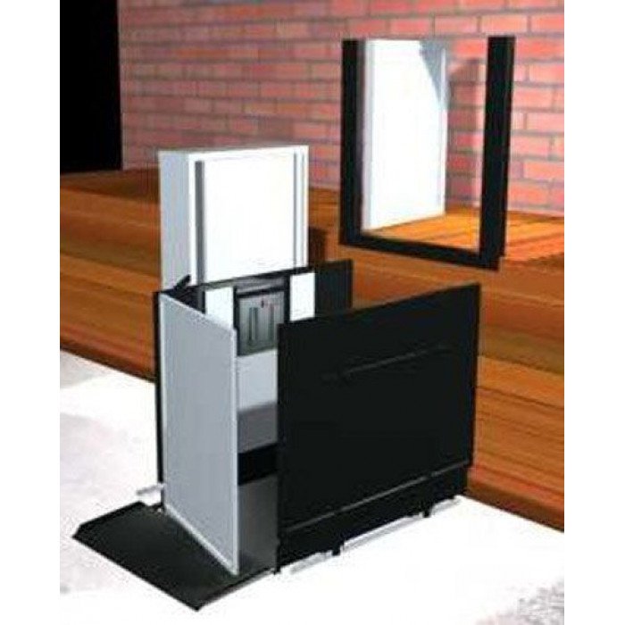 Freedom 52" Commercial Wheelchair Platform Lift Straight Left